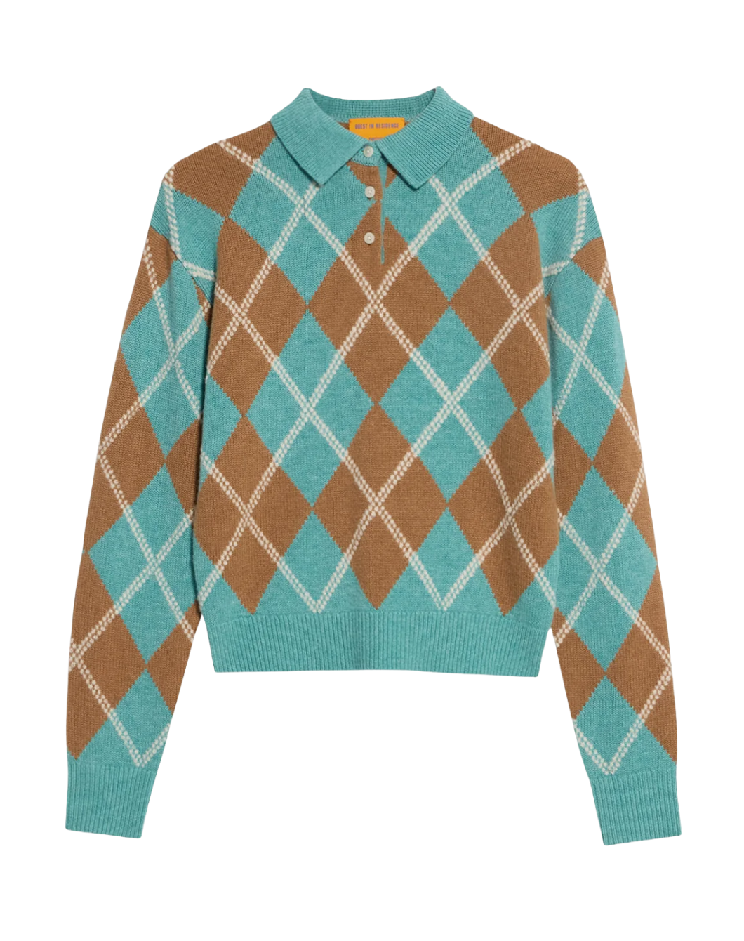 Collegiate Argyle Polo in Glacier Combo